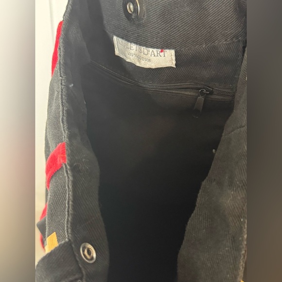 Chat Noir Black Cat Tote Bag - Picture 4 of 6